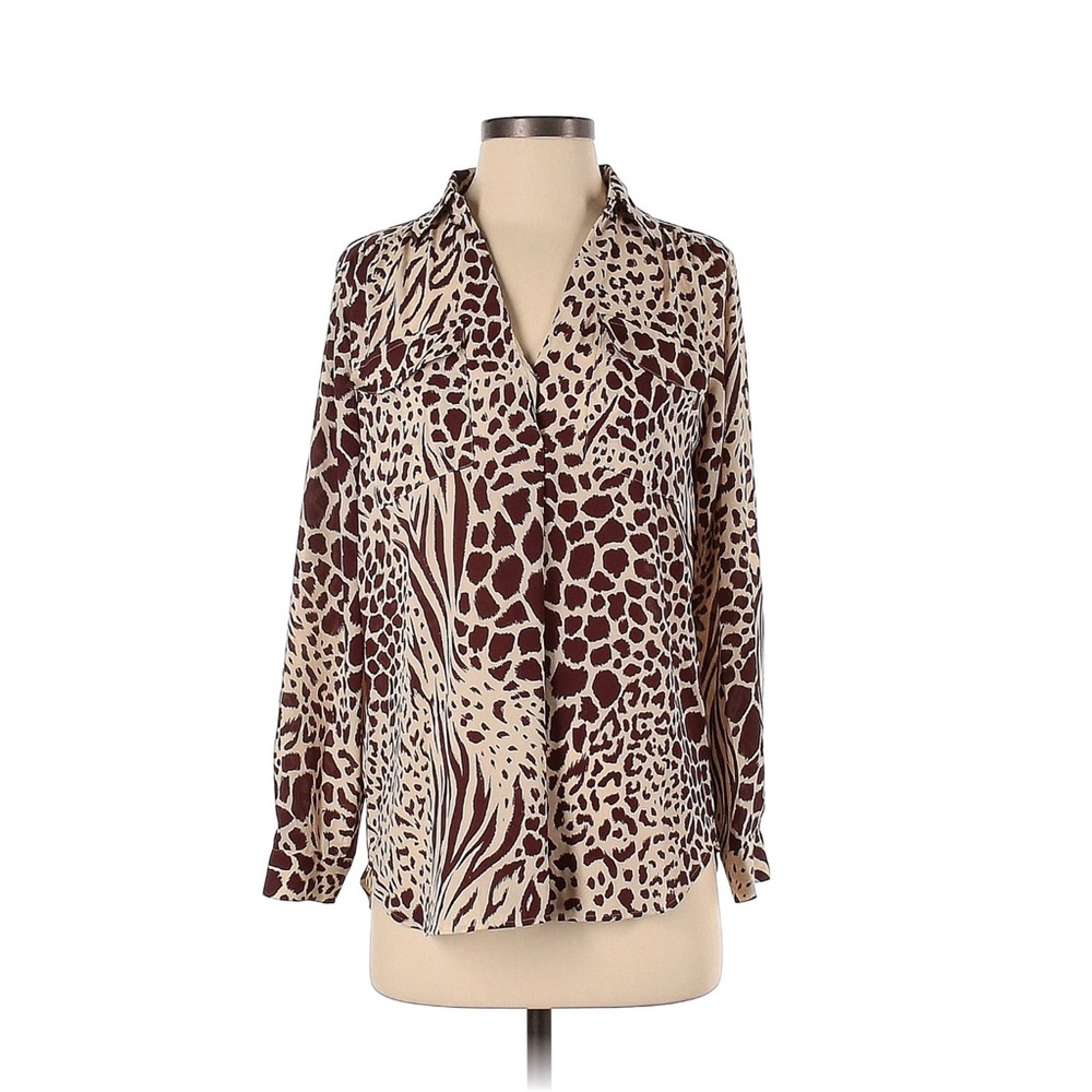 Ann Taylor Animal Print Top
